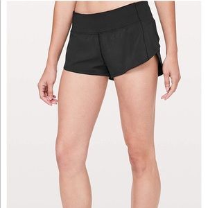 Lulu lemon black shorts, only worn once!